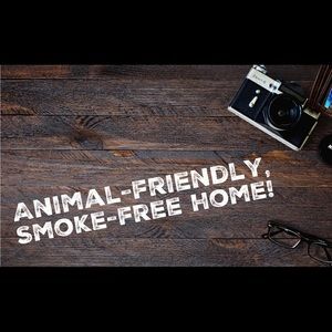 Animal-friendly, smoke-free home!